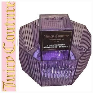 Juicy Couture Home 5-Compartment Acrylic 360° Spinner
